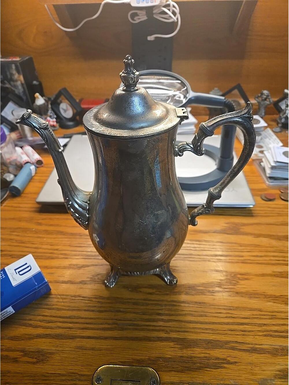 Wm Ridgers Silverplated Teapot